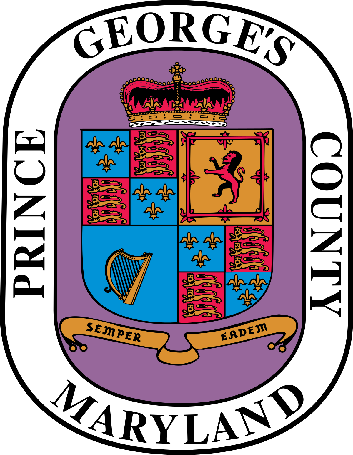 Seal of Prince Georges County Maryland